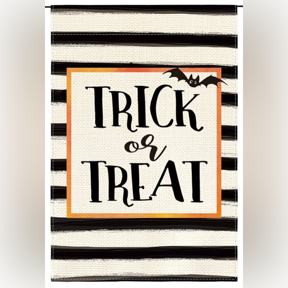 trick-or-treat garden flag ,27 x 39,